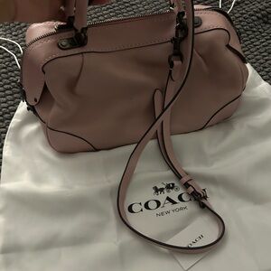 Coach Blush Pink Leather Satchel